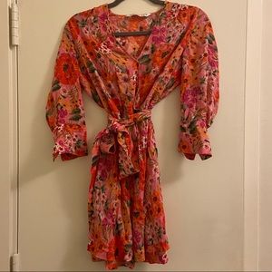 Zara Faux Wrap Dress